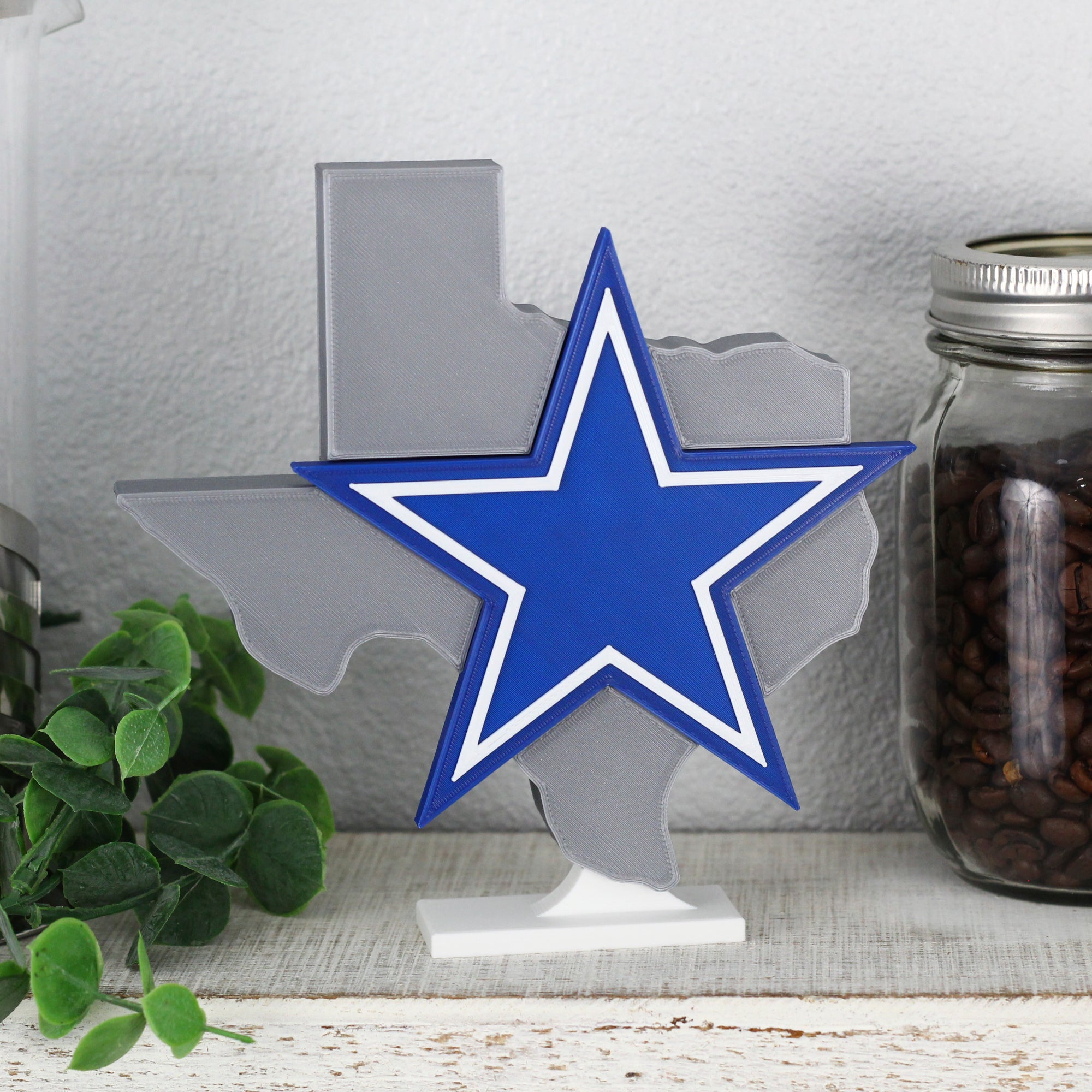 Dallas Cowboys 3D Printed Texas Star Decor – Blossomers 3D Print Shop