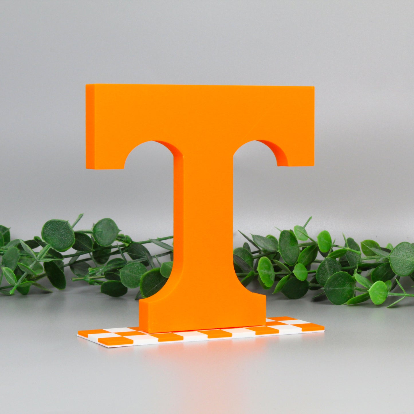 University of Tennessee decoration with ivy behind it, turned right.