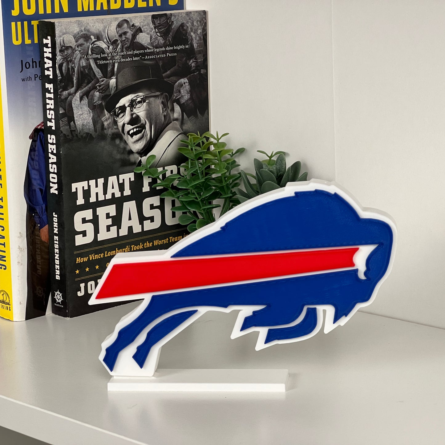 Buffalo Bills Logo 3D Printed Decor