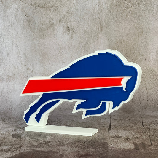 Buffalo Bills Logo 3D Printed Decor