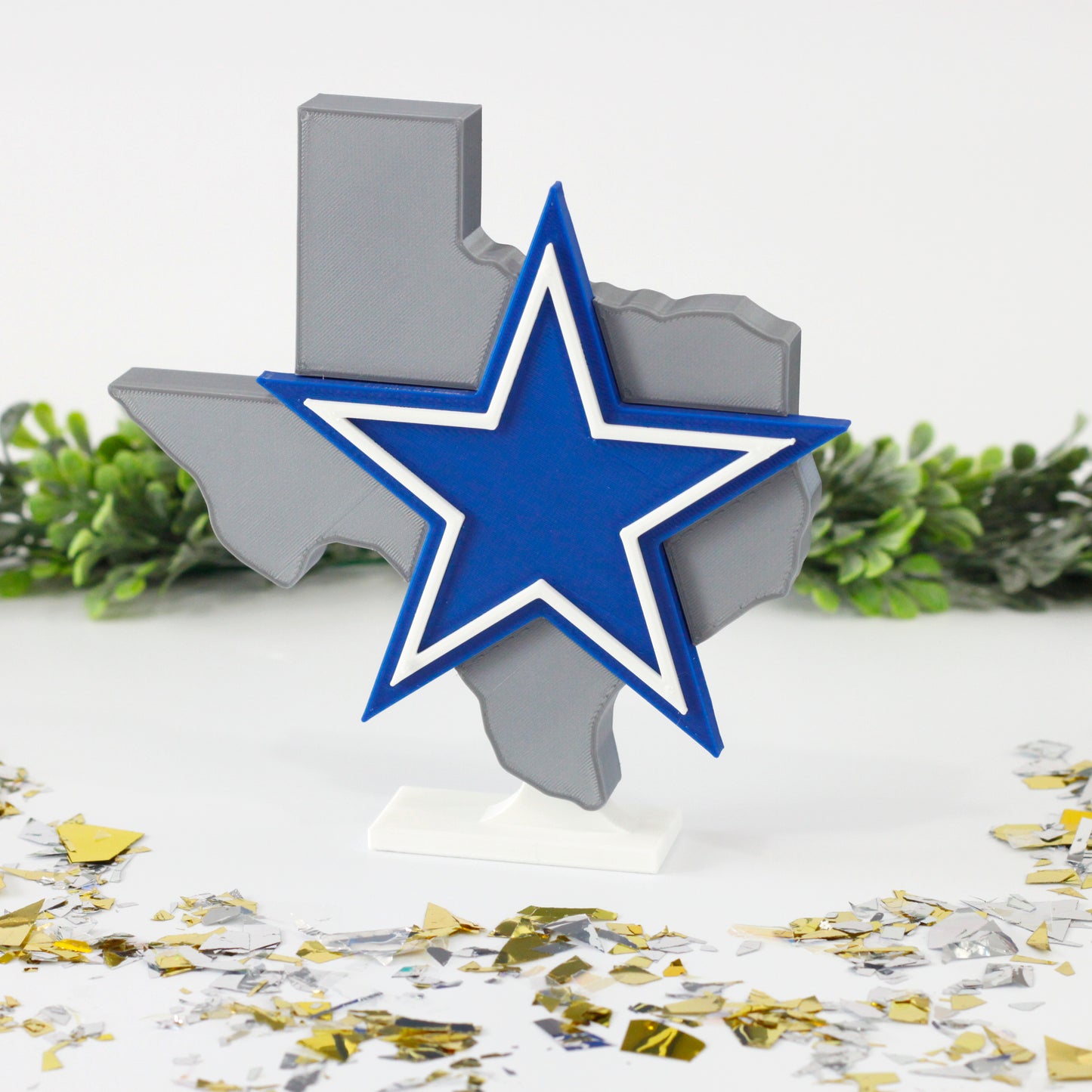 Dallas Cowboys 3D Printed Texas Star Decor