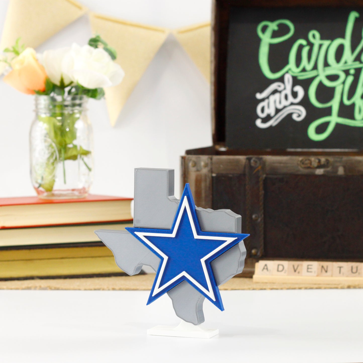 Dallas Cowboys 3D Printed Texas Star Decor